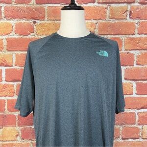 The North Face Men's Activewear Charcoal Short Sleeve Tee Size XXL Wicking